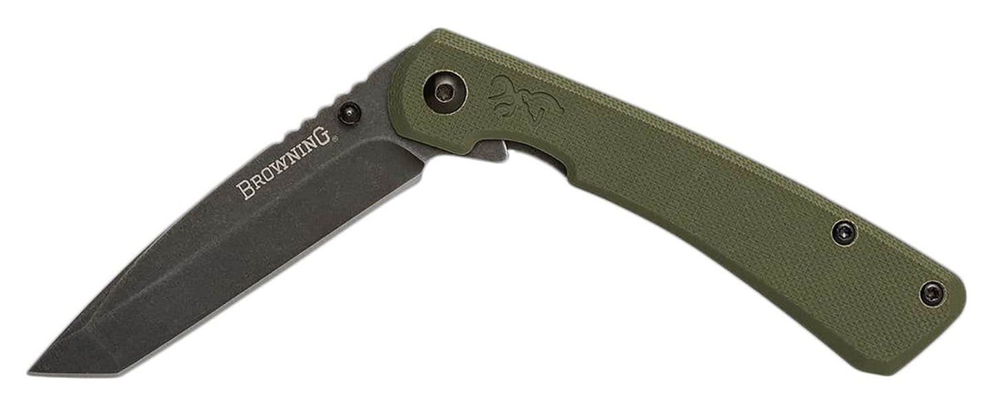 BRN 3220507    KNIFE  BRANDED ROCK FLD TANTO