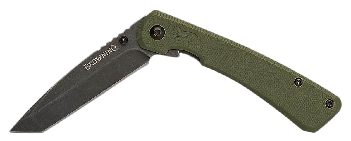 BRN 3220507    KNIFE  BRANDED ROCK FLD TANTO