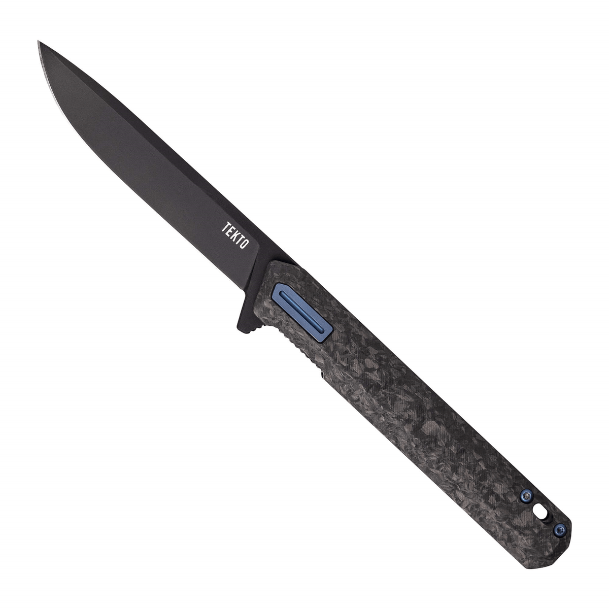 Tekto F2 Bravo 3.3" D2 Manual Folding Knife – G10, Forged Carbon & Ember