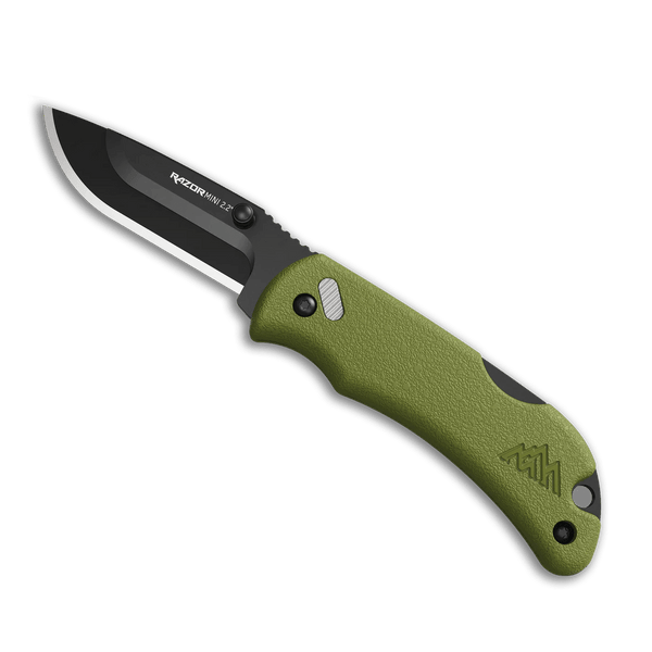 2.2 RAZOR-MINI (OD Green PMS, Black 2 Drop-Pt Blades)
