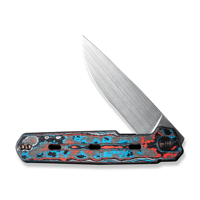 WEKNIFE Navo Flipper Knife Carbon Fiber & Titanium Handle (3.25 CPM 20CV Blade) WE22026-4
