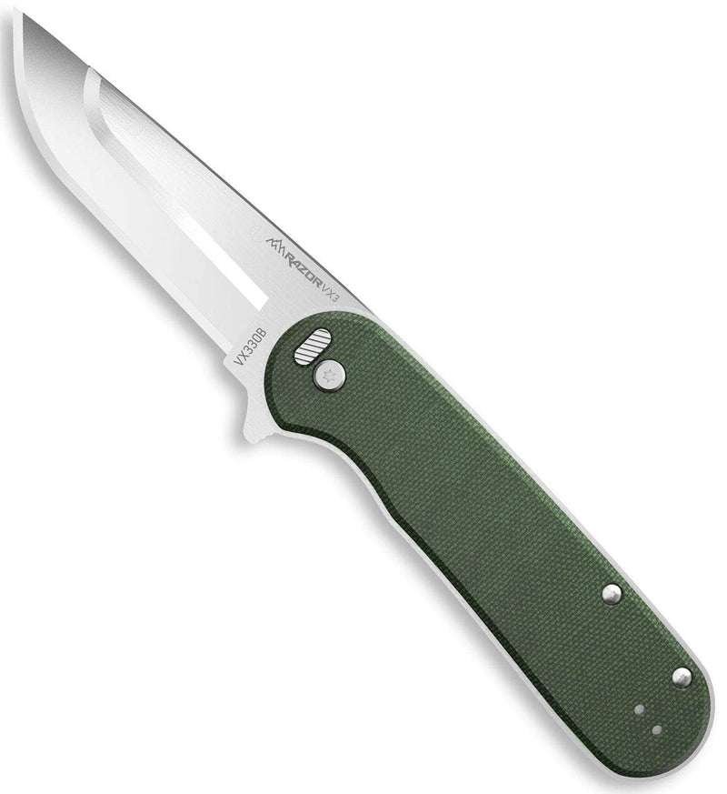 OUTDOOR EDGE VX330B    RAZOR VX3 3"  GRN