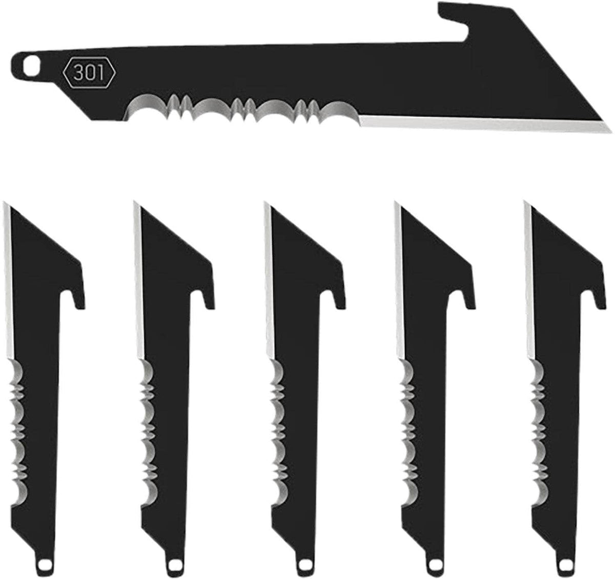 OUTDOOR EDGE RRUS30K6C  3" UTILITY W/SERRATN BLK