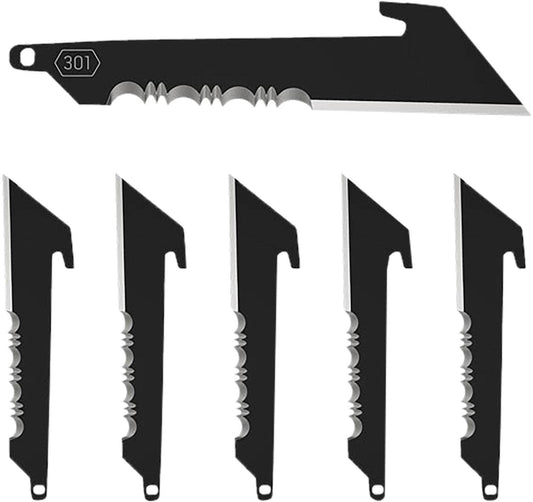 OUTDOOR EDGE RRUS30K6C  3" UTILITY W/SERRATN BLK
