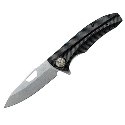 PDK-2S: Police Duty Knife, Grooved Grip, Stonewashed Blade