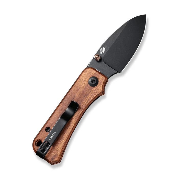 CIVIVI Baby Banter Thumb Stud Knife Wood Handle (2.34 Nitro-V Blade) C19068SB-2