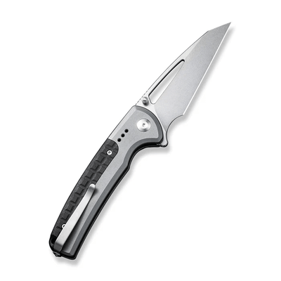 CIVIVI Sentinel Strike Flipper & Thumb Stud & Button Lock Knife Aluminum & FRN Handle (3.7 K110 Blade) C22025B-2
