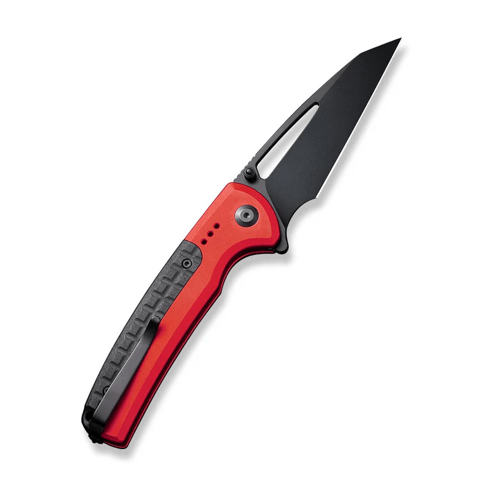CIVIVI Sentinel Strike Flipper & Thumb Stud & Button Lock Knife Aluminum & FRN Handle (3.7 K110 Blade) C22025B-1