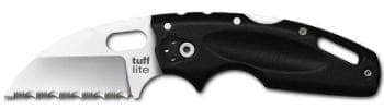 Cold Steel Tuff Lite 20LTS — Serrated Edge, Black