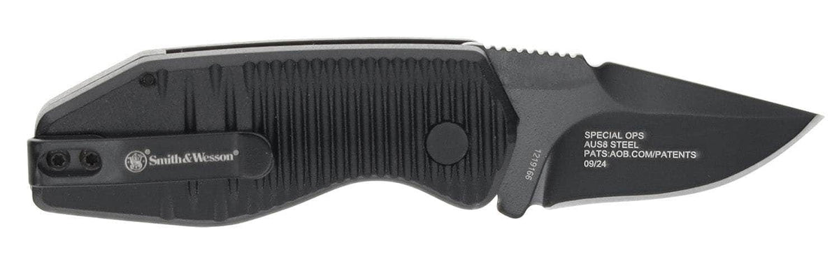 SWK 1219165 SPECIAL OPS PUSH BUTTON AUTO MINI FLDR