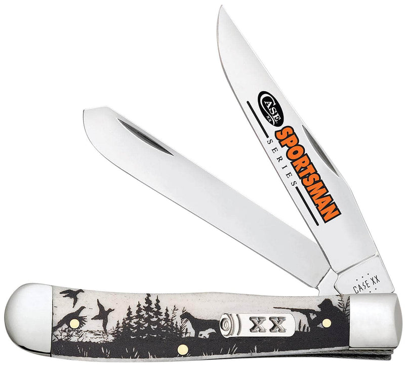 CASE 81224 SPORTSMAN SERIES NATURAL BONE BIRD DOG