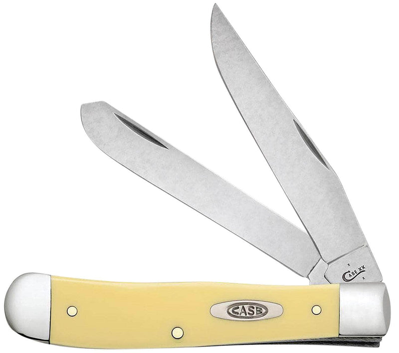CASE 30114 YELLOW SYNTHETIC TRAPPER W/POCKET CLIP