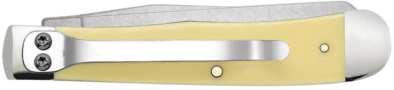 CASE 30114 YELLOW SYNTHETIC TRAPPER W/POCKET CLIP