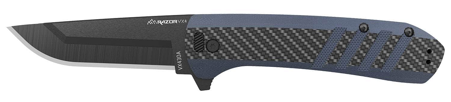 OUTDOOR EDGE VX430C-C RAZOR VX4 3" CRBN/BLU G10