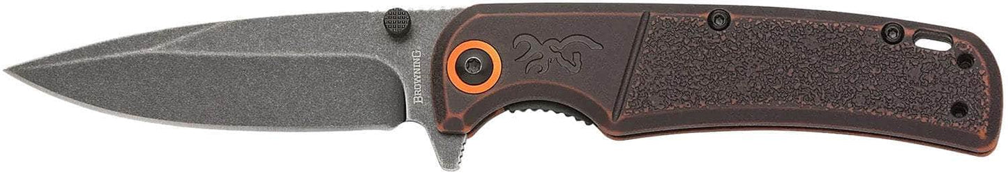 BRN 3220581B  KNIFE, BM SLIM WASH ORG/BLK BX