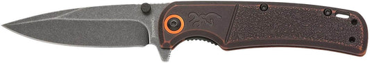 BRN 3220581B  KNIFE, BM SLIM WASH ORG/BLK BX