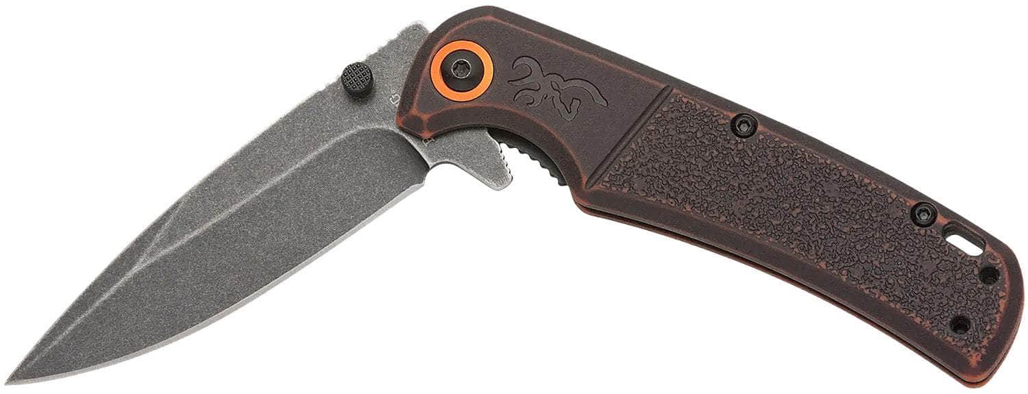 BRN 3220581B  KNIFE, BM SLIM WASH ORG/BLK BX