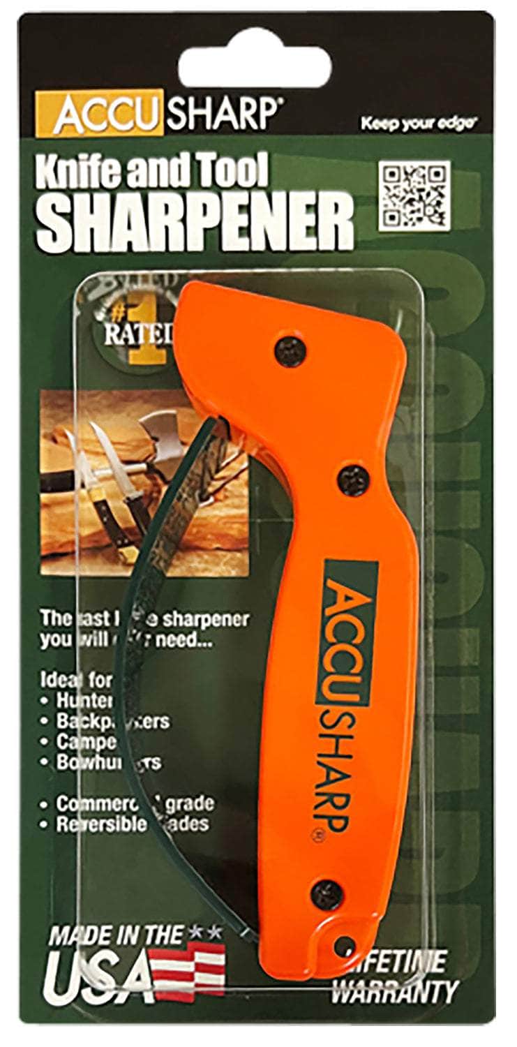 FPI 014C  ACCUSHARP KNIFE SHARPENER ORANGE