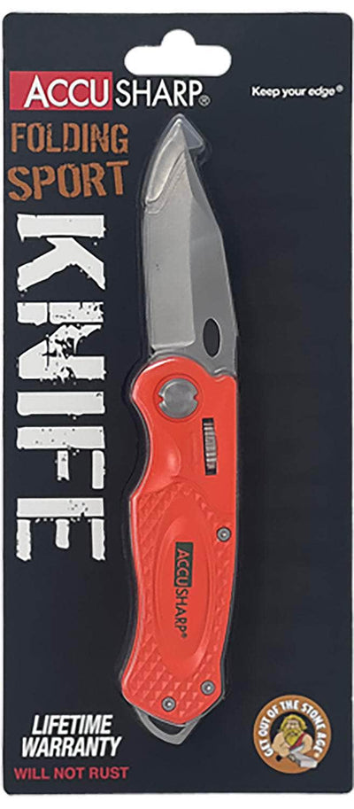 FPI 709C  ACCUSHARP FOLDING SPORT KNIFE BLZ ORG