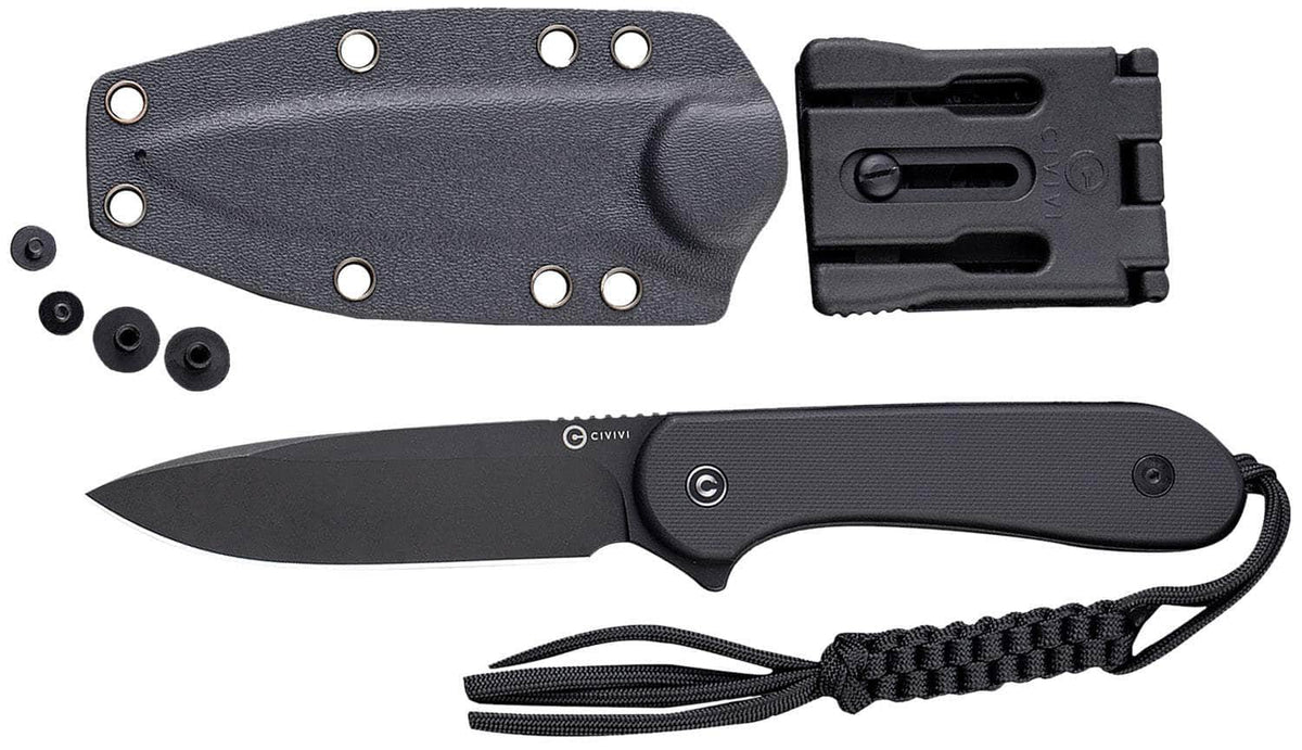 CIVIVI C2105A       FIXED BLADE ELEM    3.98 BLACK