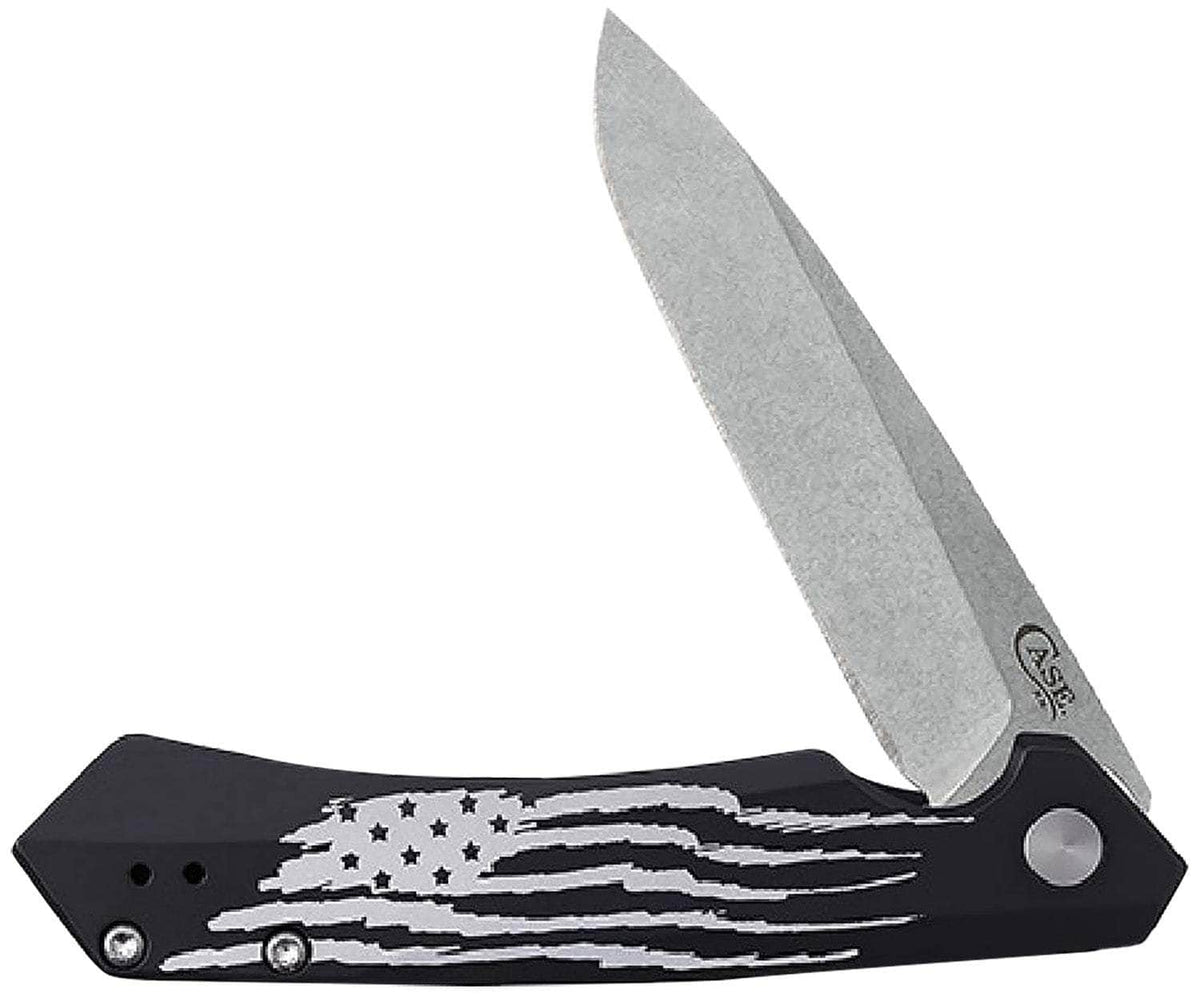 CASE 10857 BLACK ALUM KINZUA USFLAG &amp; BELT CLIP