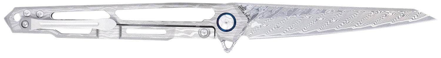 COBRA CTGSTDAMWNS    GHOST FRAME LOCK DAMASCUS