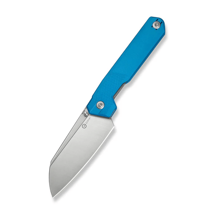 CIVIVI Hid Thumb Stud Knife Blue G10 Handle