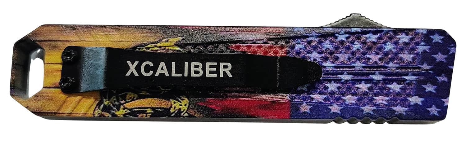 XCALIBER 728881687591  OTF SMALL DONT TREAD ON ME