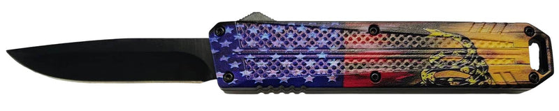 XCALIBER 728881687607  OTF MED   DONT TREAD ON ME