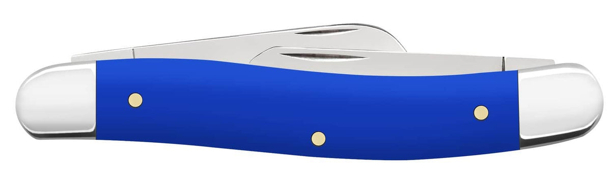CASE 16402 SMOOTH ROYAL BLUE SYN MED STOCKMAN