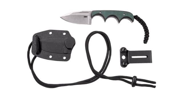 CRKT 2396C    MINIMALIST        2.15 SPEAR GRN/BLK