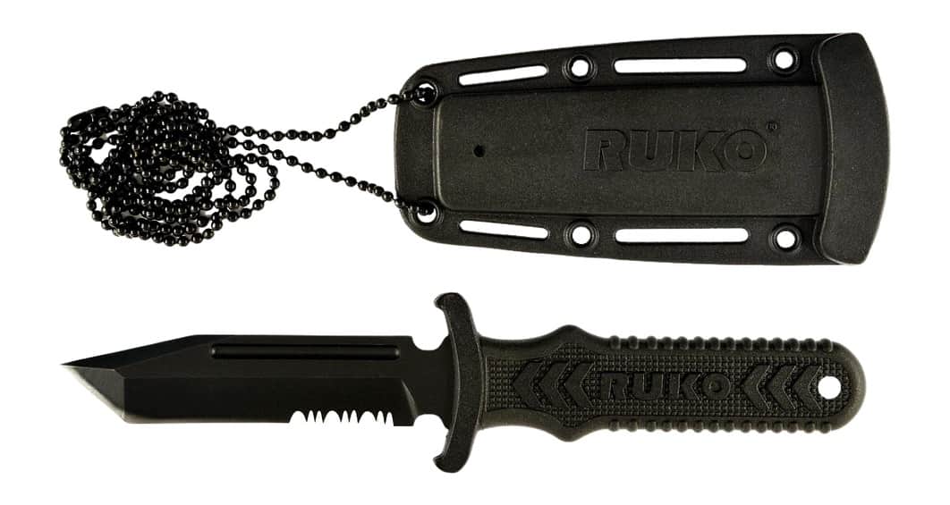 RUKO RUK0098         440A TIN 3"NECK/BOOT KNIFE