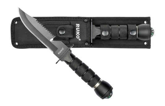 RUKO RUK0163      420J2 6"SURVIVAL FIXED W/COMPASS