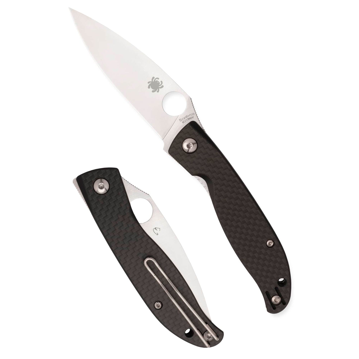 SPYDERCO MANTRA 4 CF 3.34 BLK/SLV