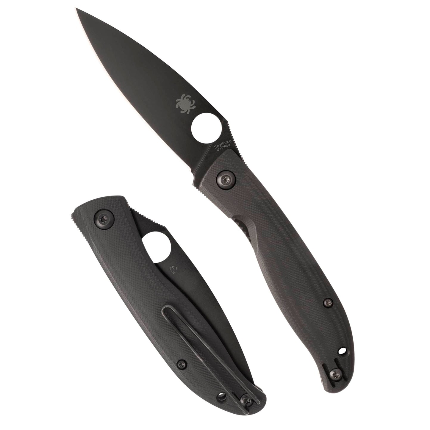 SPYDERCO MANTRA 4 G-10 3.34 BLK