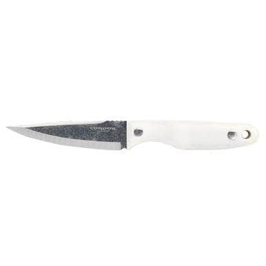 Condor Hawthorn Fixed Blade Knife – 4.1-inch 1095, White Micarta