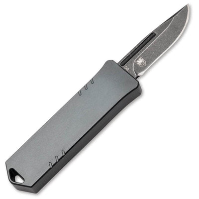 Boker Plus USB OTF, 1.77" D2 Blade, Gray Aluminum Handle - 06EX276