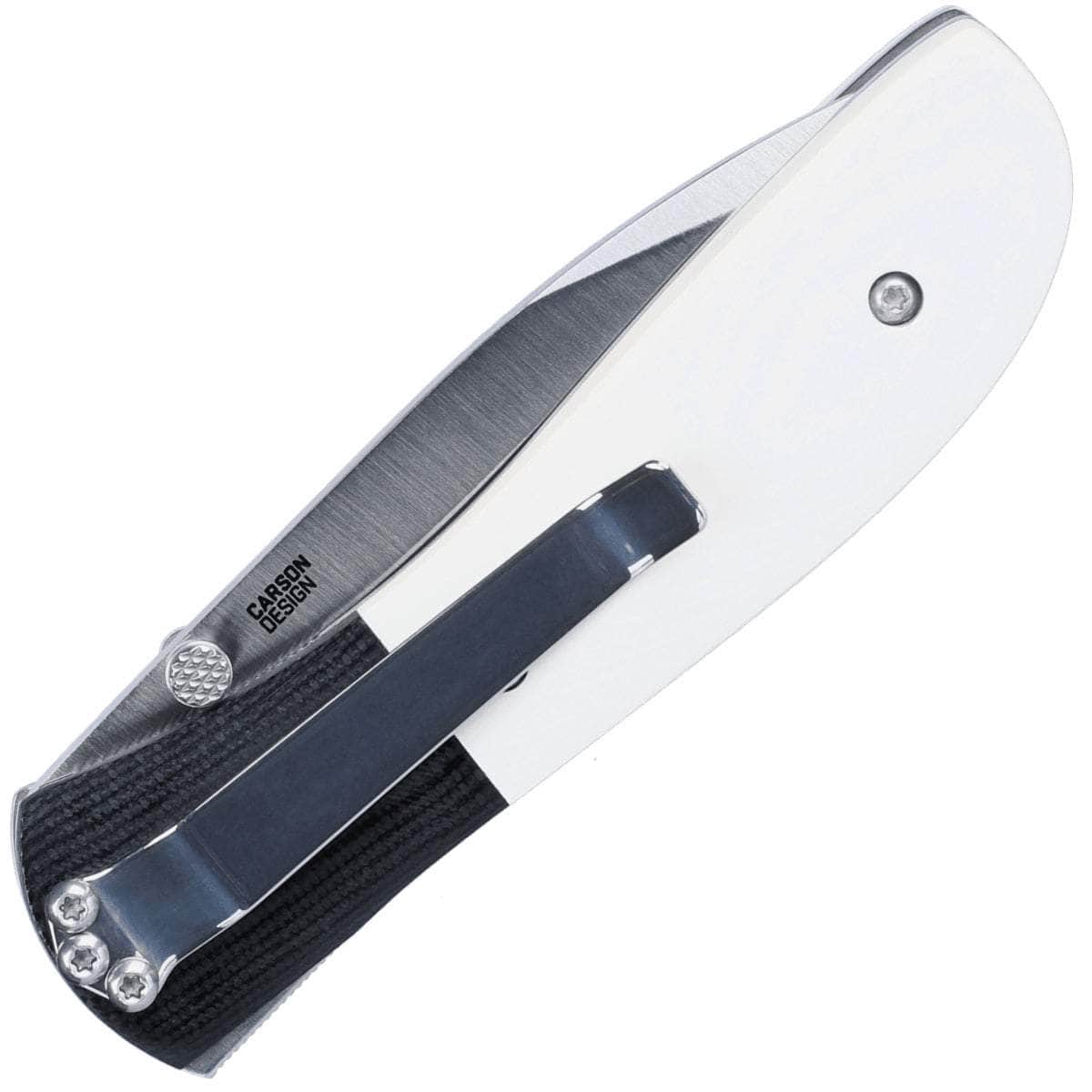 CRKT M4-02M Carson, 3.25" Assisted Blade, G10 and White Micarta Handle