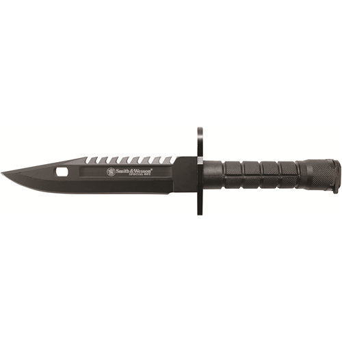 8 in Special Ops M-9 Bayonet Special Force Knife/Black Polymer Scabbard SW3BCP