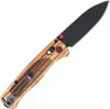 CobraTec Zebrawood Bar Lock Folding Knife – 3" Black D2 Blade, Zebrawood & Aluminum