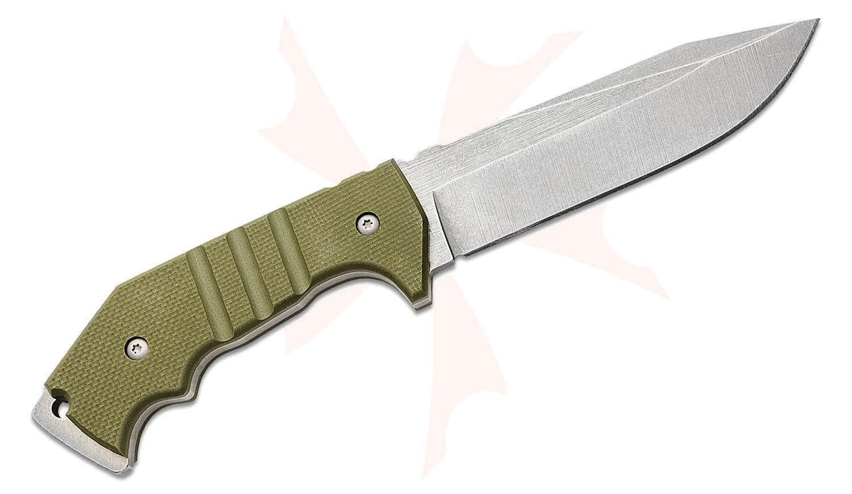 Cold Steel AK-47 Field Knife 14AKA – 5.5" CPM 3V Clip Point, OD Green G-10