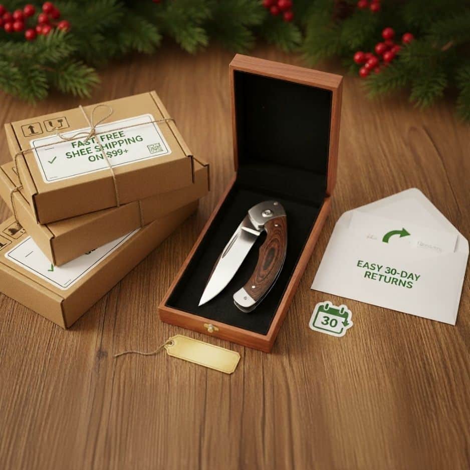 Knife Depot shipping and gift packaging