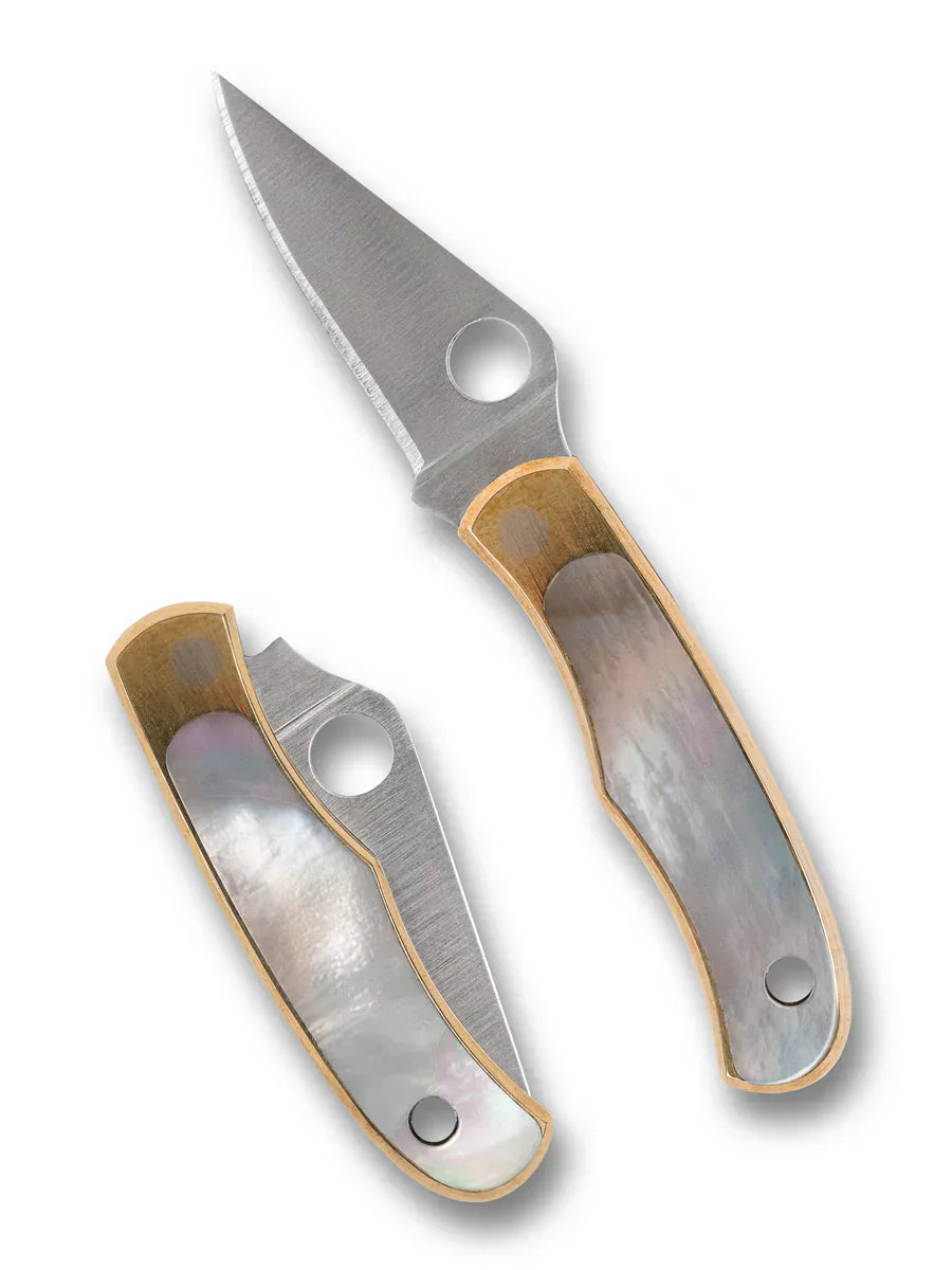 Spyderco Bug Nickel Silver Abalone