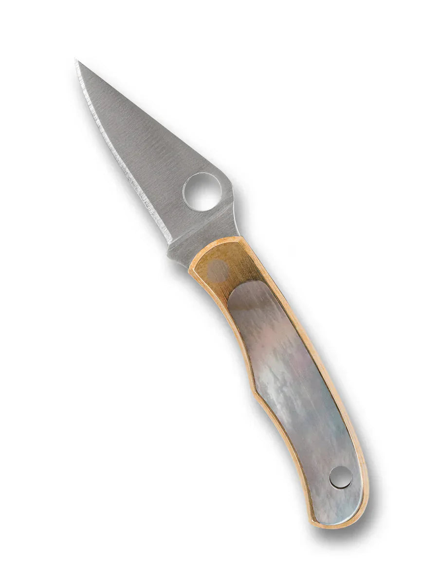 Spyderco Bug Nickel Silver Abalone