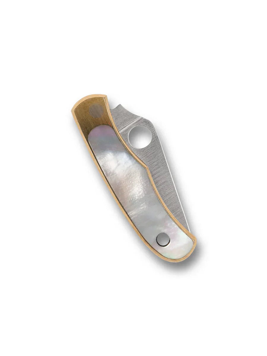 Spyderco Bug Nickel Silver Abalone