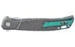 Columbia River Knife & Tool, Scar, 3.3" Folding Knife, Plain Edge, D2 Steel Blade, Aluminum Handle, Gray, Liner Lock, IKBS