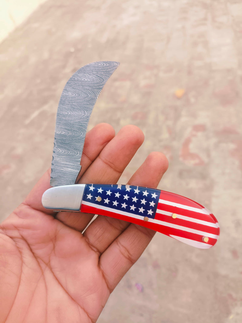 Patriot Damascus Hawkbill – American Flag Edition