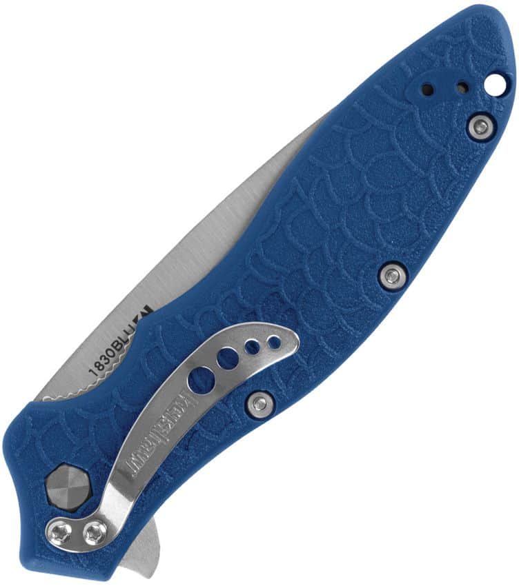 Kershaw Oso Sweet Assisted Opening Liner Lock Knife Blue GFN (3" Satin)