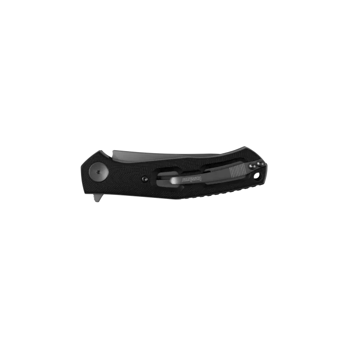 Kershaw 4020 Dmitry Sinkevich Concierge Flipper 3.25" Modified Drop Point Blade, Black G10 Handles, Liner Lock