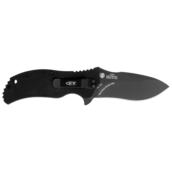 Zero Tolerance 0350 Assisted Opening Knife Black G-10 (3.25" Black) ZT